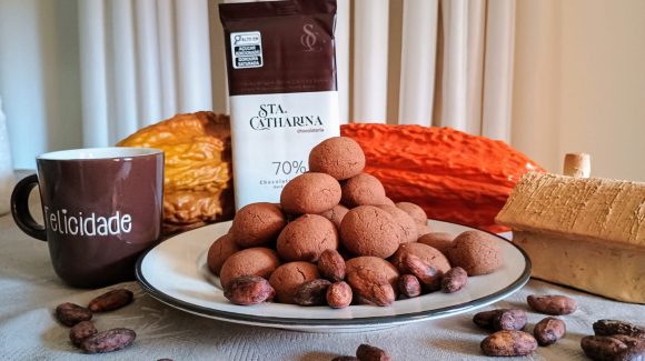 Bolacha SantaRuta Chocolate 70% Cacau Sta. Catharina – sem Glúten